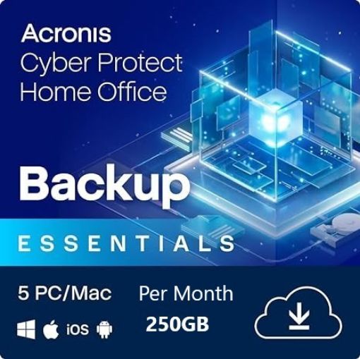 Obraz Do 250 GB kopii zapasowej w chmurze i lokalnie orazochrona dla 5 komputerów PC/Maców i 20 urządzeń